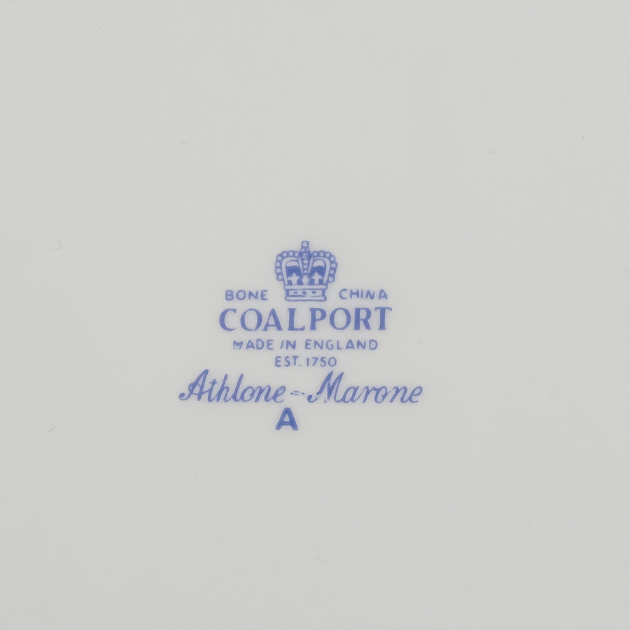 COALPORT Athlone Marone Salad/Dessert Plates Set Of 6
