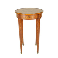 Vintage Marquetry End Table