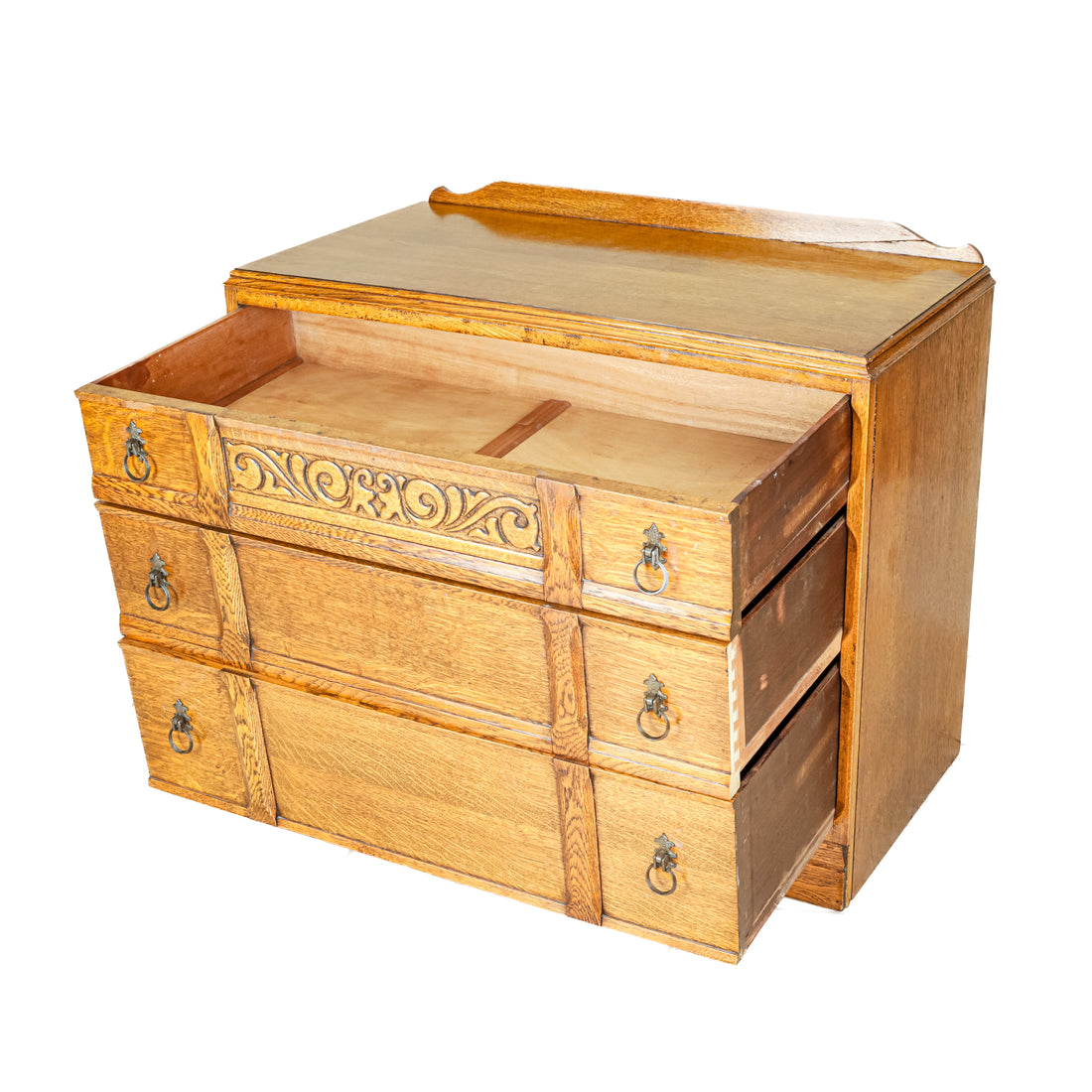 Vintage Arts And Crafts Oak Dresser
