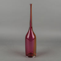 NOUVEL Studio Art Glass Long Neck Vase