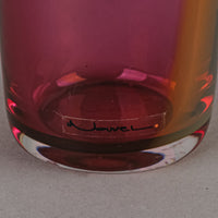 NOUVEL Studio Art Glass Long Neck Vase