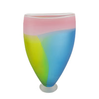 Gary Bolt (Canadian) Art Glass Frosted Vase