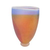 Gary Bolt (Canadian) Art Glass Frosted Vase