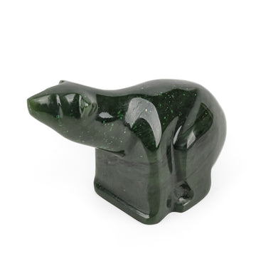 David Wong BC Jade Figurine -  Bear 1205