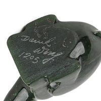 David Wong BC Jade Figurine -  Bear 1205
