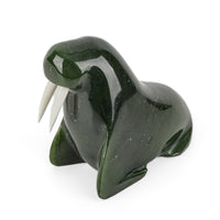 David Wong BC Jade Figurine - Walrus 1530