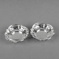 RODEN BROS Sterling Pierced Nut Dishes Set of 2