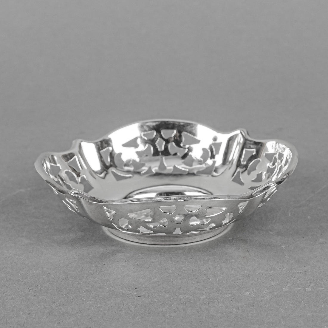 RODEN BROS Sterling Pierced Nut Dishes Set of 2