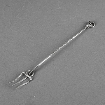 GEORGE W SHIEBLER Sterling Trident Forks Set Of 12