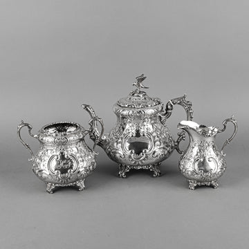 BARKER BROS Sterling Tea Service