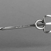 GEORGE W SHIEBLER Sterling Trident Forks Set Of 12