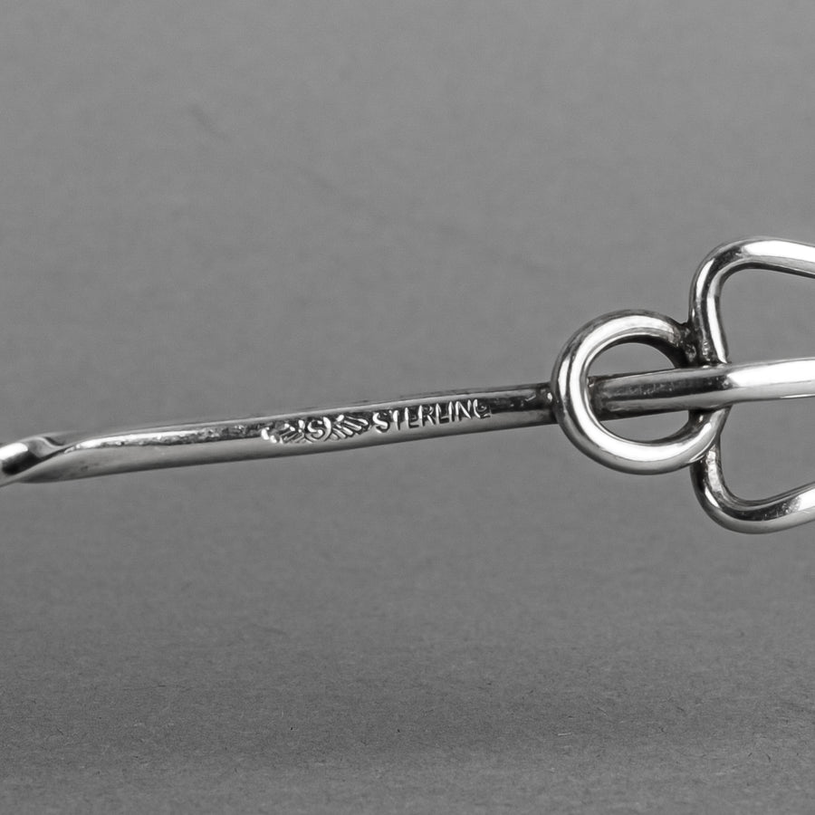 GEORGE W SHIEBLER Sterling Trident Forks Set Of 12