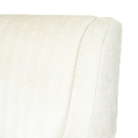 Beige Upholstered Arm Chair