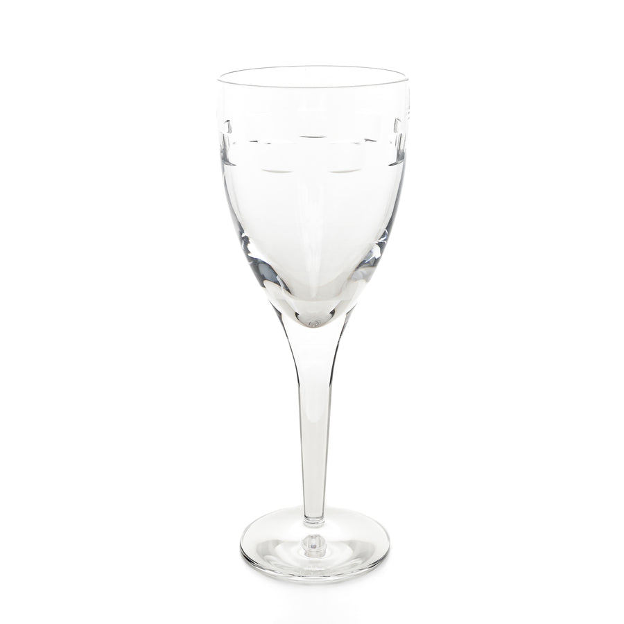 JOHN ROCHA  At WATERFORD Geo Oden Wine Glasses Set of 6