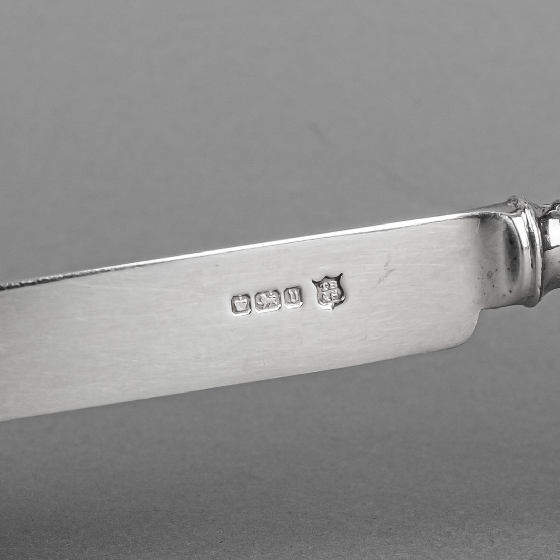 T.BRADBURRY & SONS Sterling Fruit Knives Set Of 6