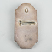 HENRYK WINOGRAD 999 Silver Repousse " Women Harvesting" Brooch