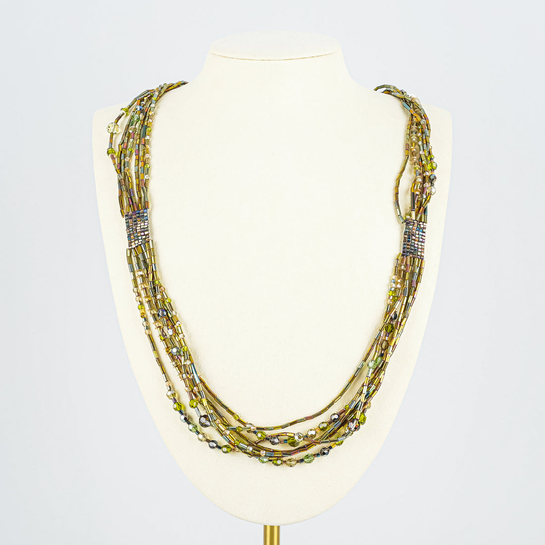 SWAROVSKI DANIEL Multi Strand Scarabaeus Cubic Zirconia Necklace