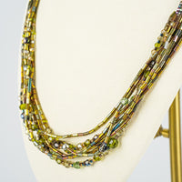 SWAROVSKI DANIEL Multi Strand Scarabaeus Cubic Zirconia Necklace