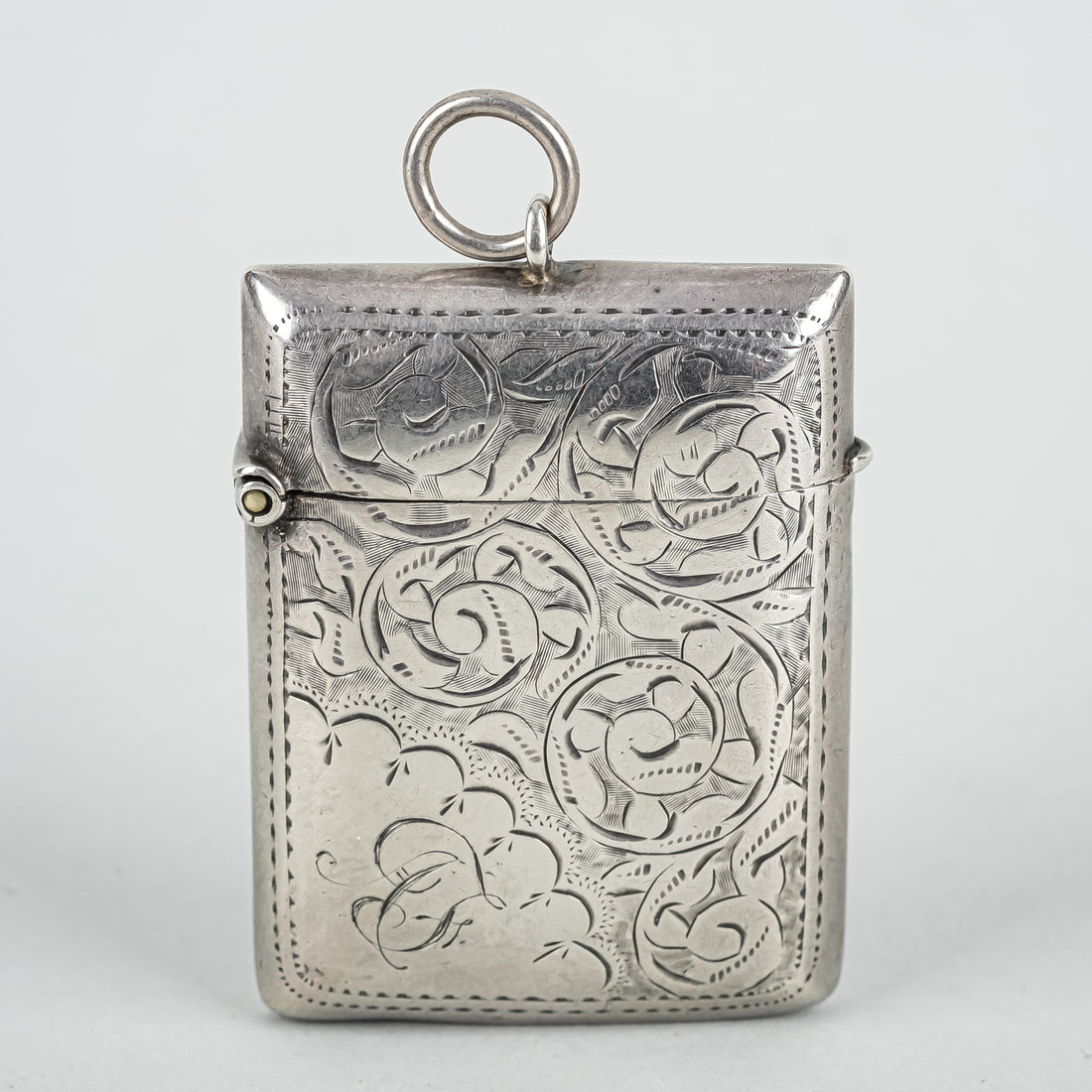 JOHN ROSE & SON 1906 Sterling Silver Vesta Case