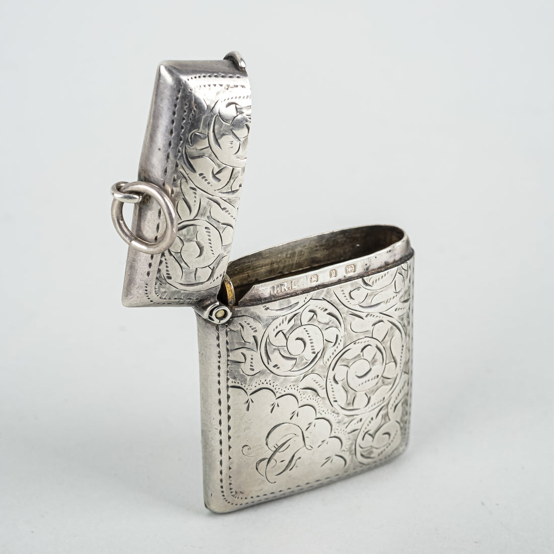 JOHN ROSE & SON 1906 Sterling Silver Vesta Case