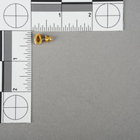 HERMES Mini Pop H Enamel Stud Earrings - White