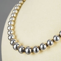 TIFFANY & CO Sterling Hardwear Graduated Ball Necklace