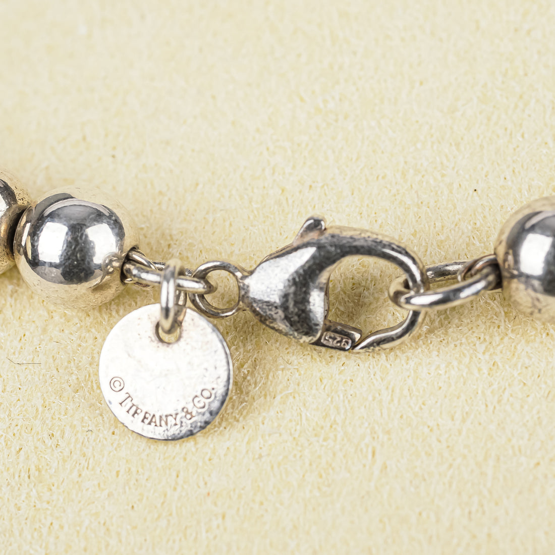 TIFFANY & CO Sterling Hardwear Graduated Ball Necklace