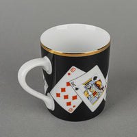 TIFFANY & CO Black Playing Cards Mug