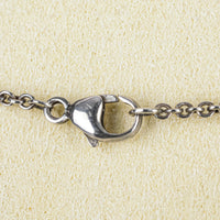 TIFFANY & CO Sterling Silver Cushion Link Pearl Lariat