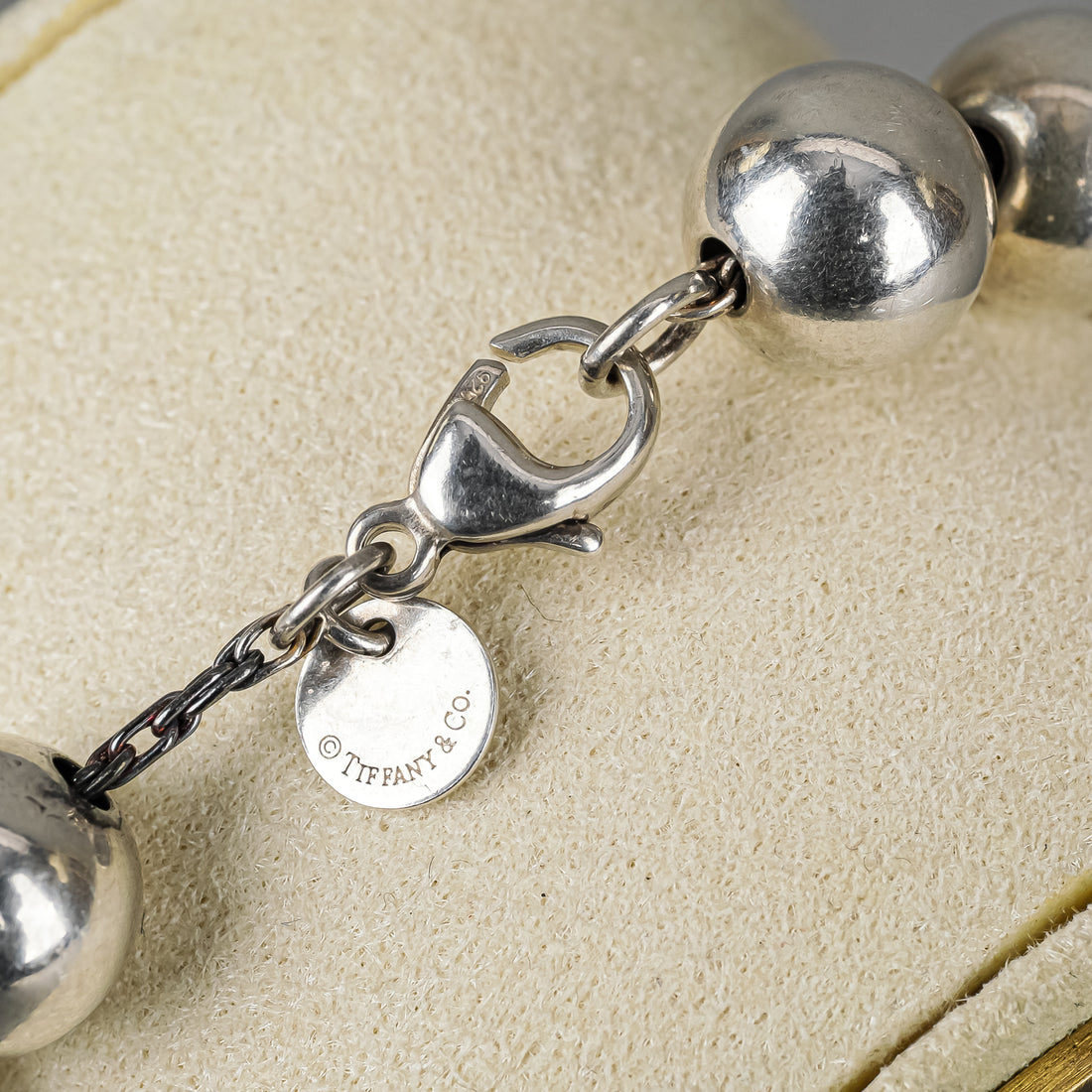 TIFFANY & CO 925 Hardwear Ball Bracelet 10mm