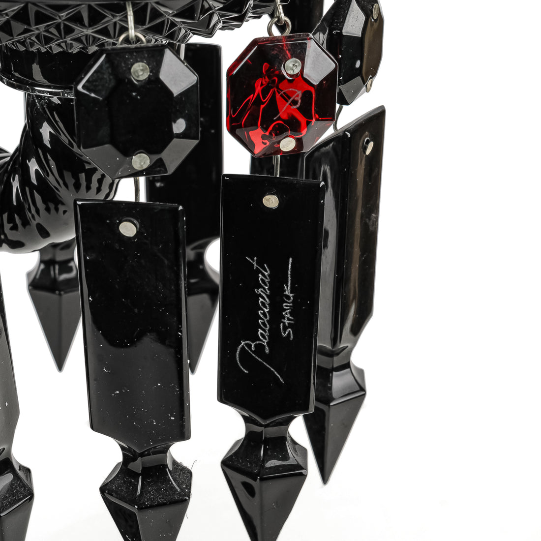 PHILIPPE STARCK For BACCARAT Zenith Noir 2-Light Candelabra - Set of 2