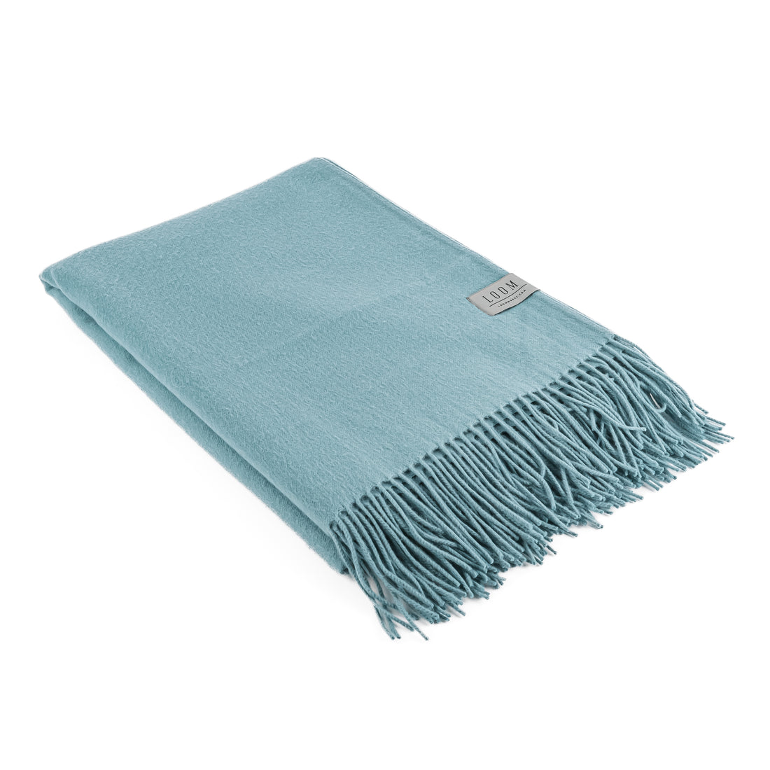 LOOM Cashmere Merino Wool Throw - Seafoam