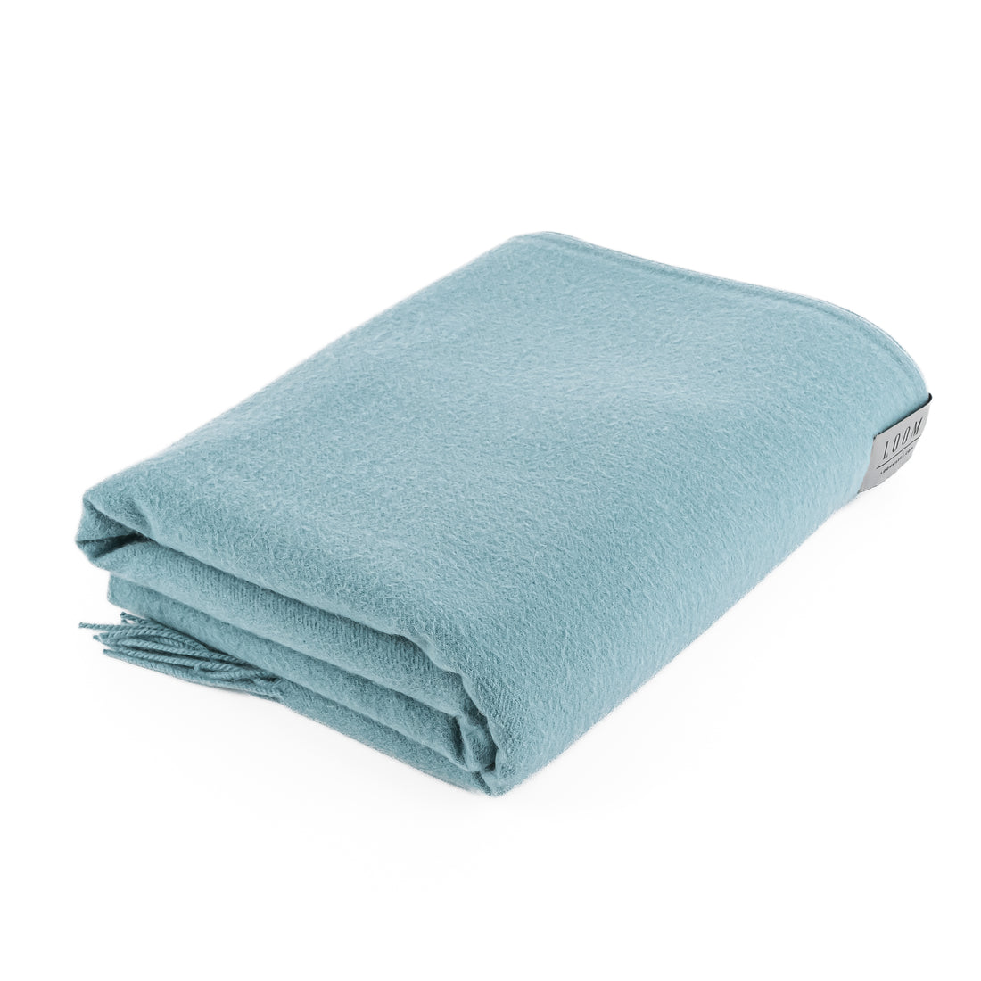 LOOM Cashmere Merino Wool Throw - Seafoam