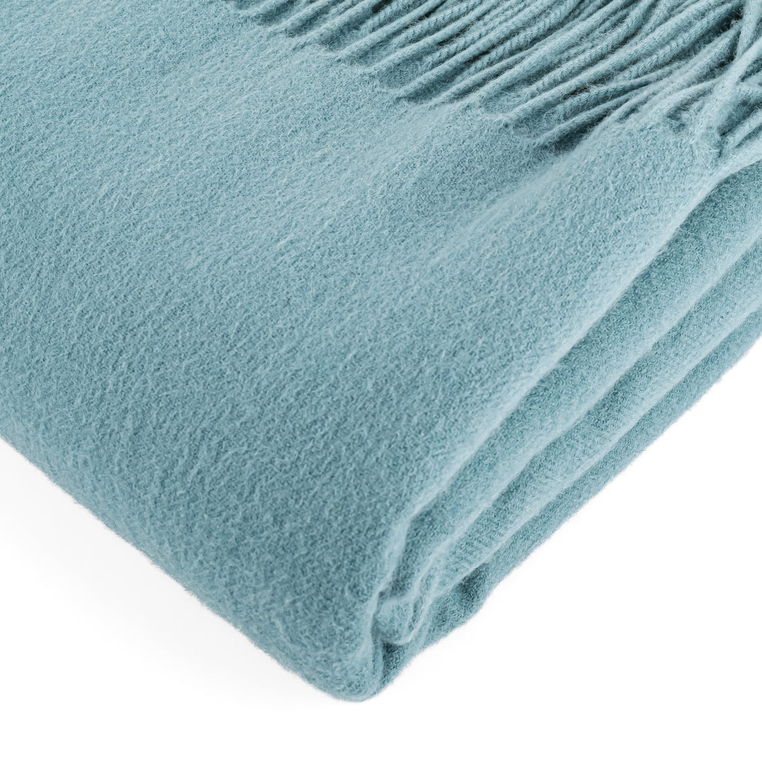 LOOM Cashmere Merino Wool Throw - Seafoam