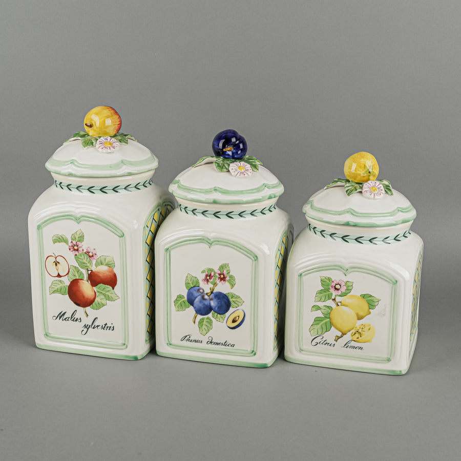 VILLEROY & BOCH French Country Charm Country Collection Canister Set of 3