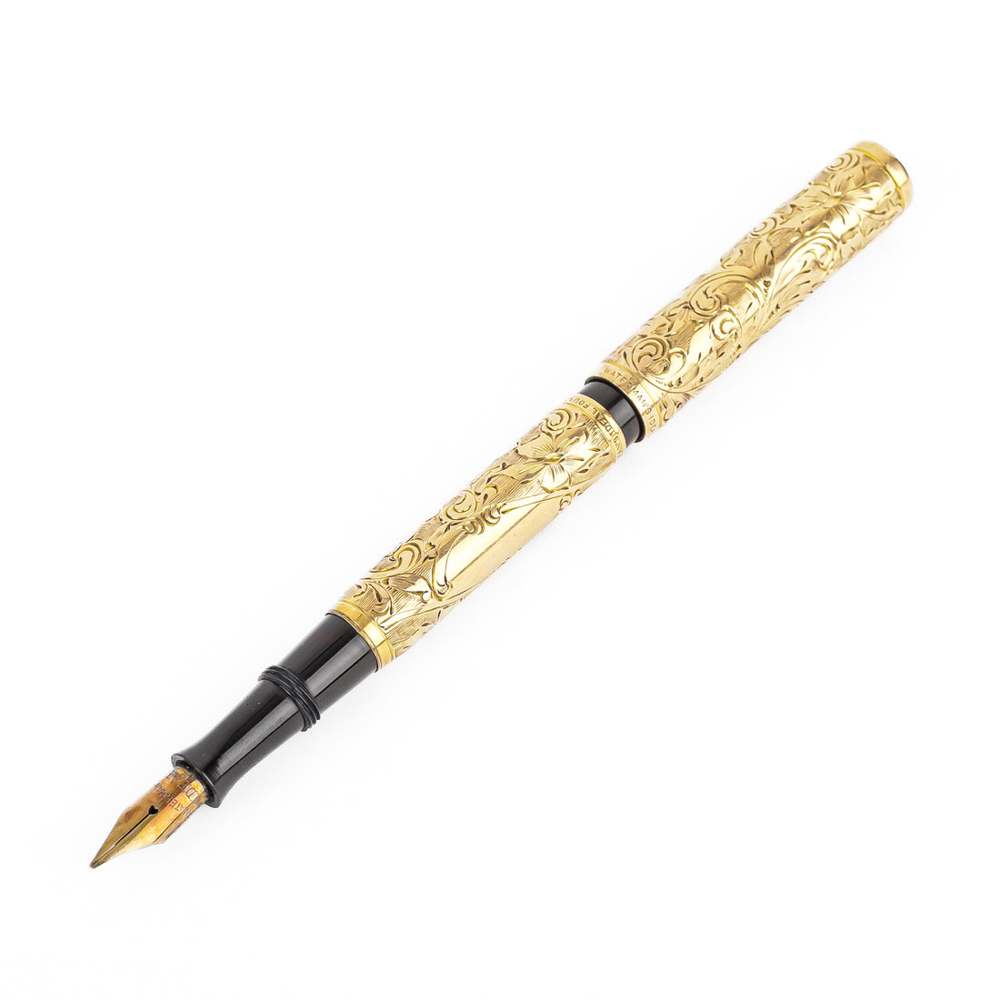WATERMAN Ideal Gold Filled Chased Fountain Pen