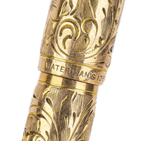 WATERMAN Ideal Gold Filled Chased Fountain Pen
