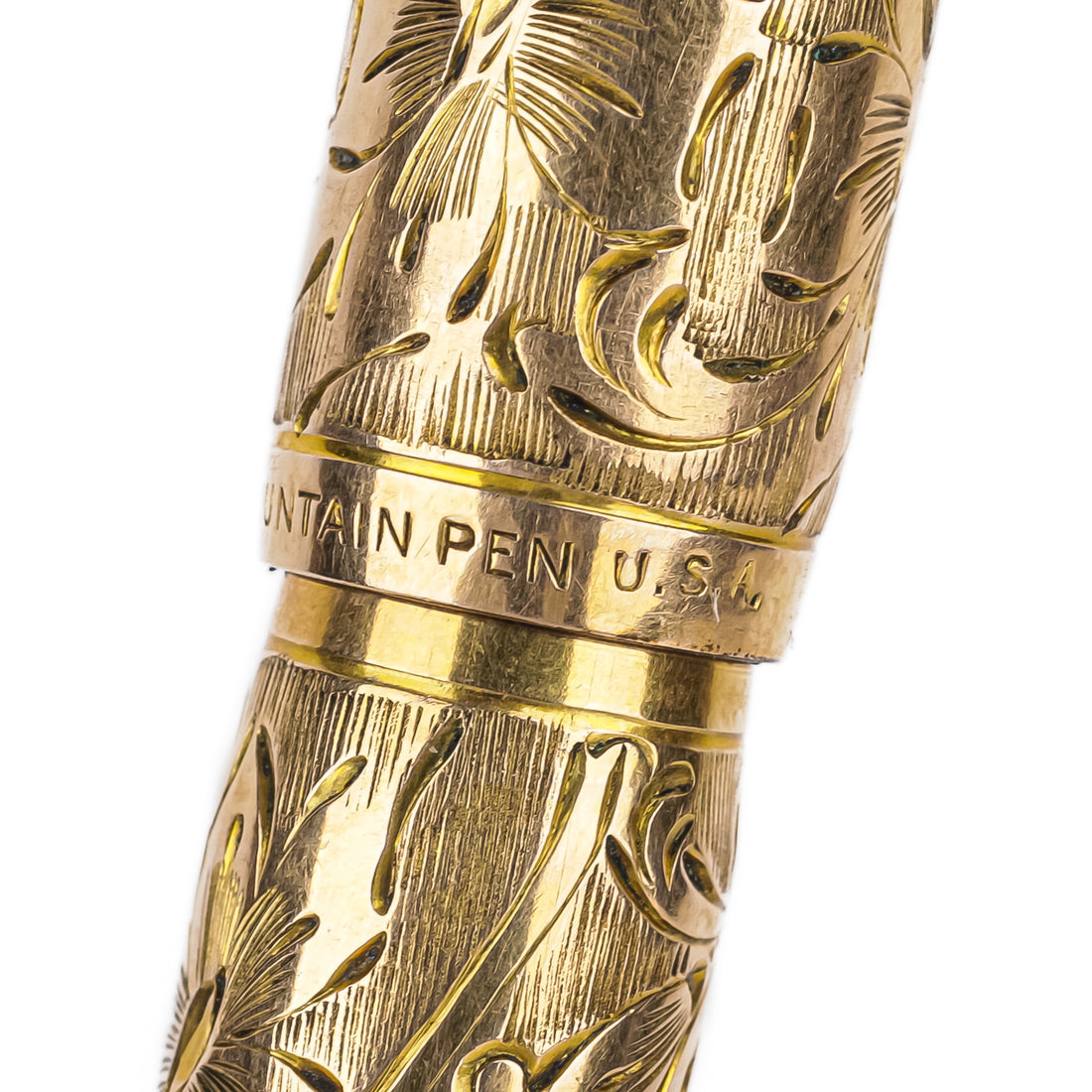 WATERMAN Ideal Gold Filled Chased Fountain Pen