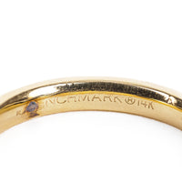 14K Yellow Gold Channel Set Diamond Eternity Band