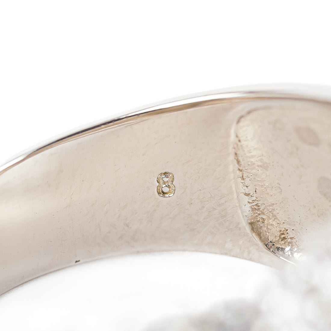 Sterling Pave Moissonite Band Ring