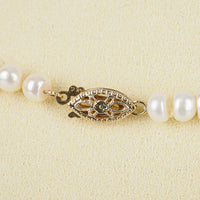 14K Yellow Gold Bead & Freshwater Pearl & Garnet