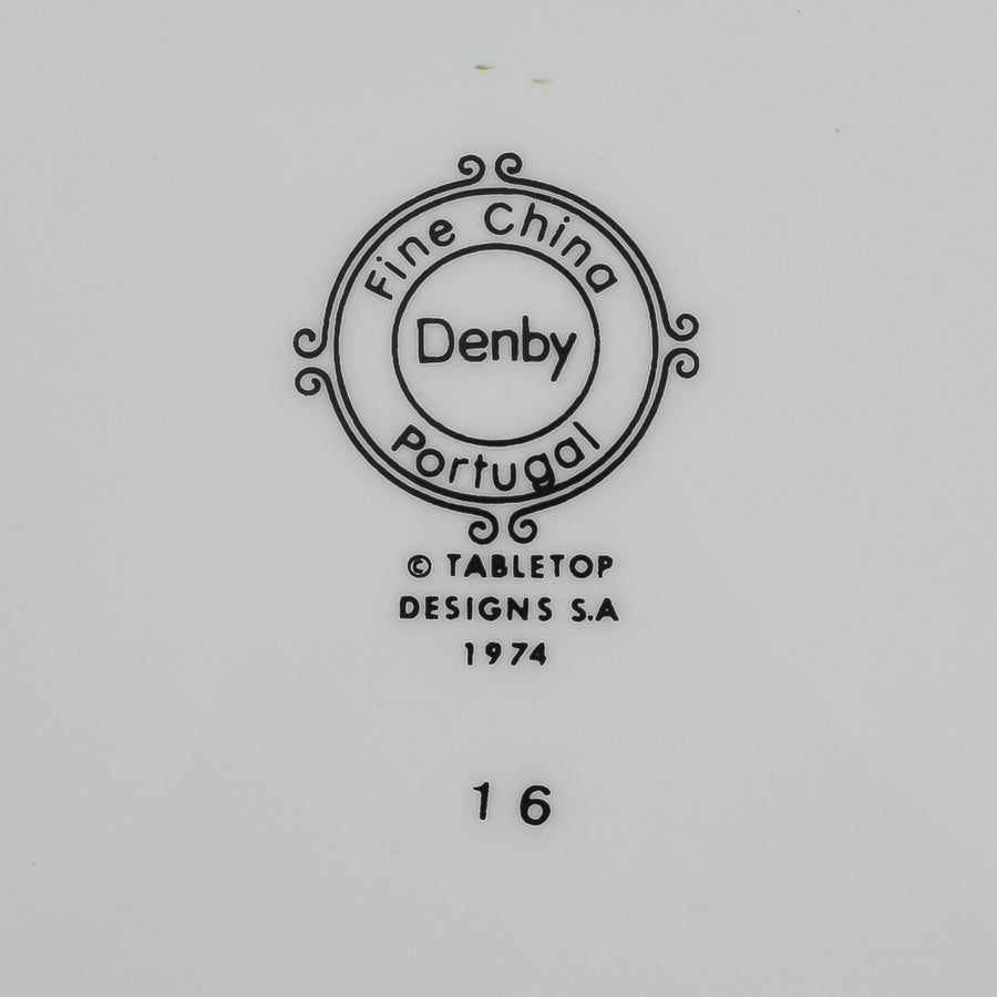 DENBY Your Majesty Soup Plates Set Of 8