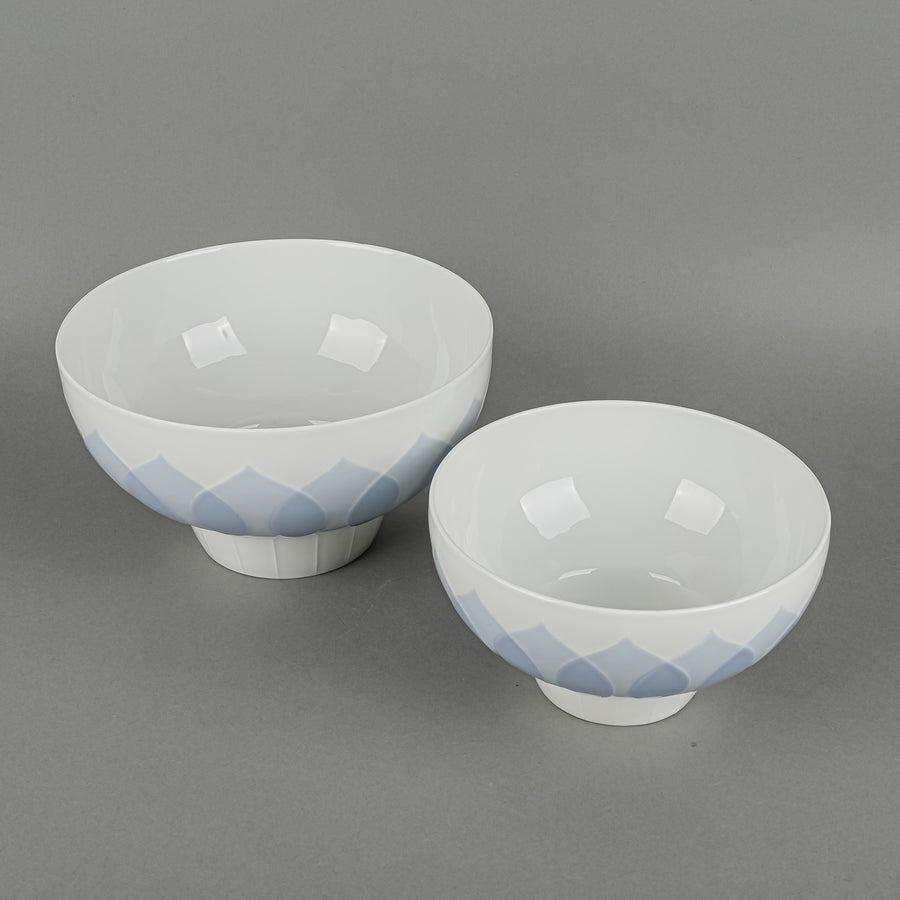 ROSENTHAL Lotus Azure Serving Bowls Set Of 2
