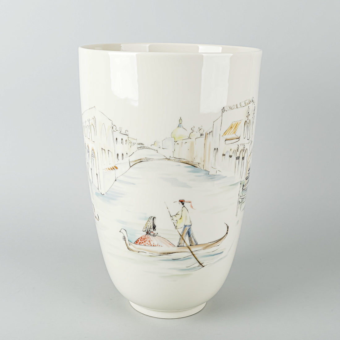 HUTSCHENREUTHER Venice Gondola Vase H13.75"xD9"