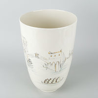 HUTSCHENREUTHER Venice Gondola Vase H13.75"xD9"
