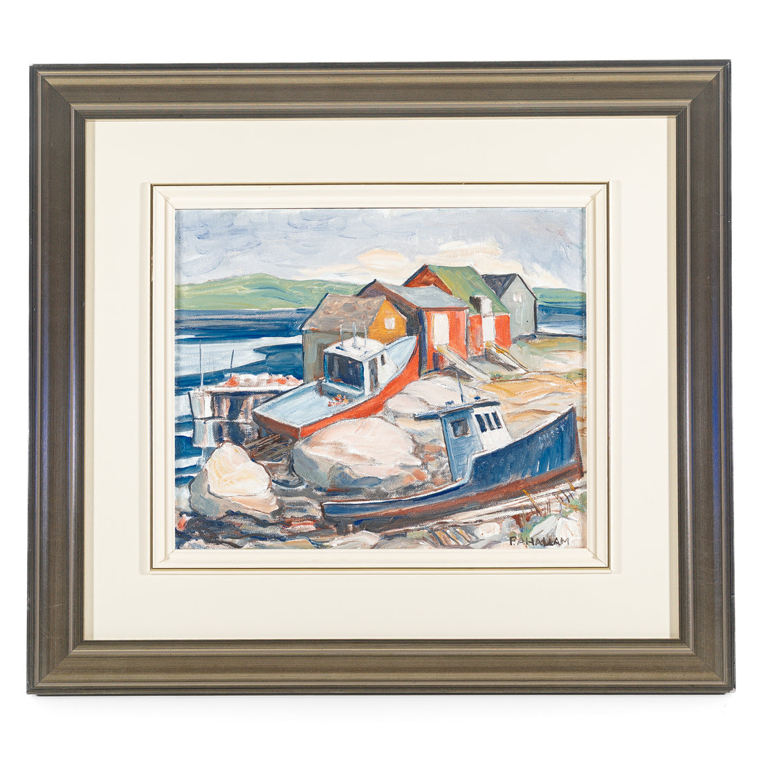 Paul A. Hallam (Canadian 20th C) "McGrath Cove N.S."
