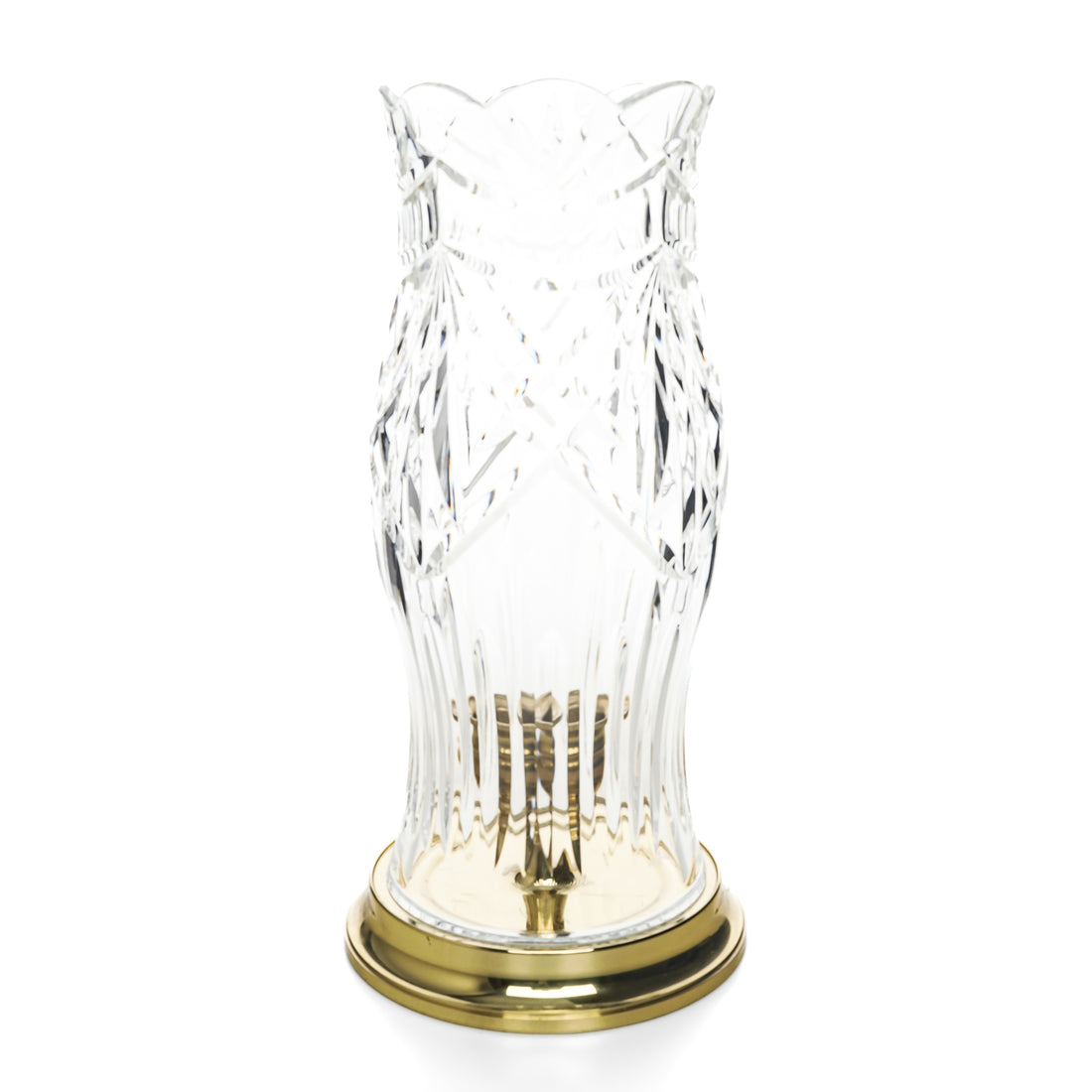 WATERFORD Thomas Jefferson Hurricane Lamp 2 Pieces