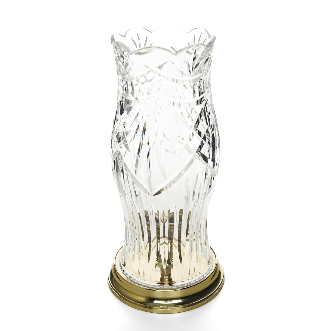 WATERFORD Thomas Jefferson Hurricane Lamp 2 Pieces