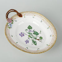 ROYAL COPENHAGEN Flora Danica Pickle Dish w/Handle