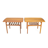 PAIR Vintage Teak End Tables